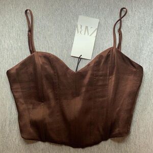 Zara corset top